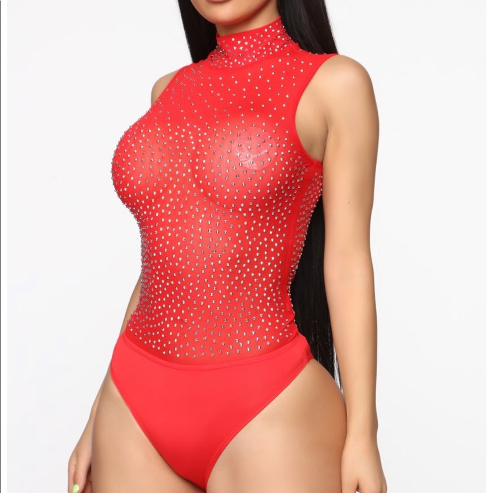 NWT Fashion Nova Studded Bodysuit